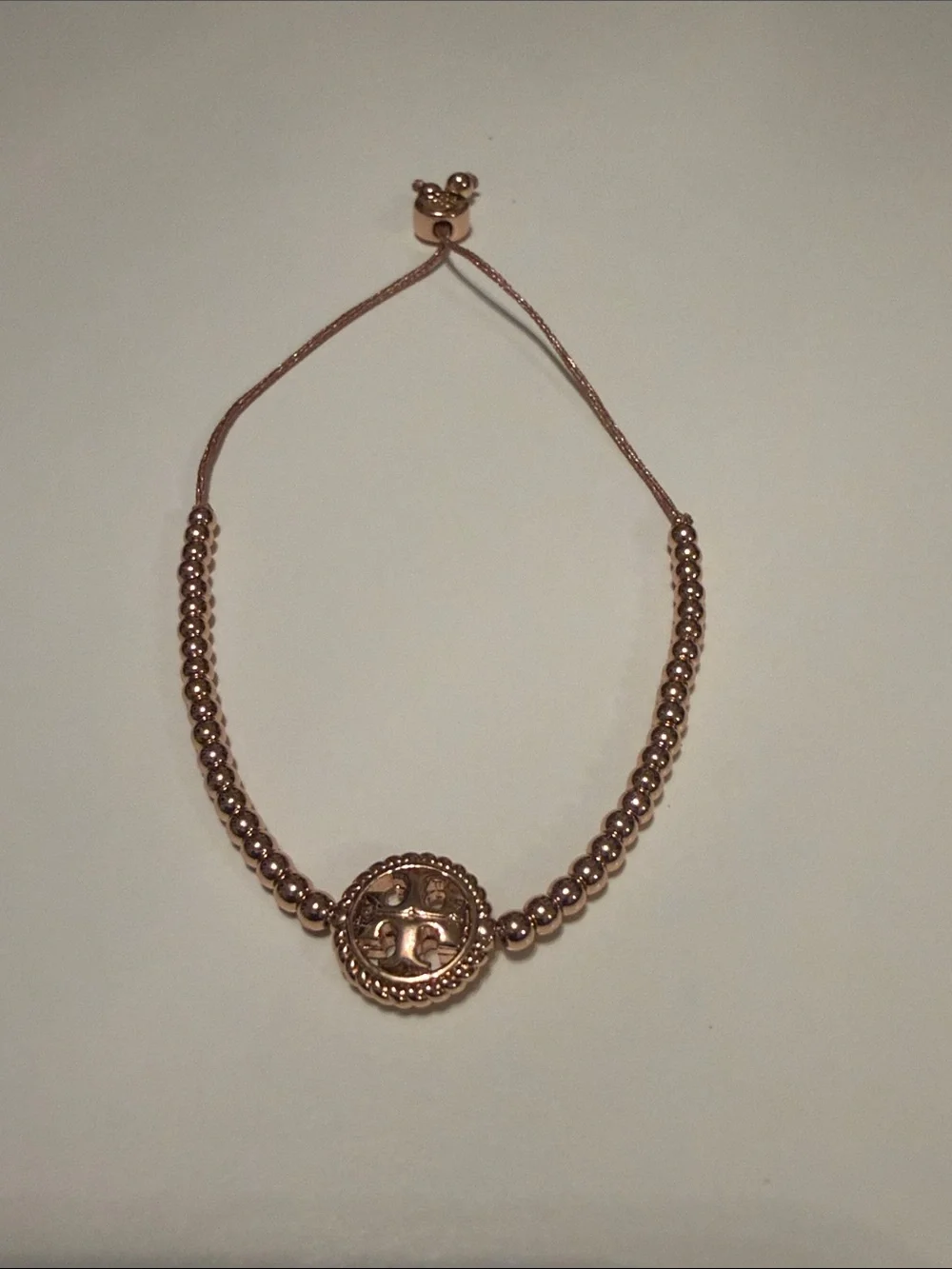 Tory Burch Rope Logo Adjustable Bracelet